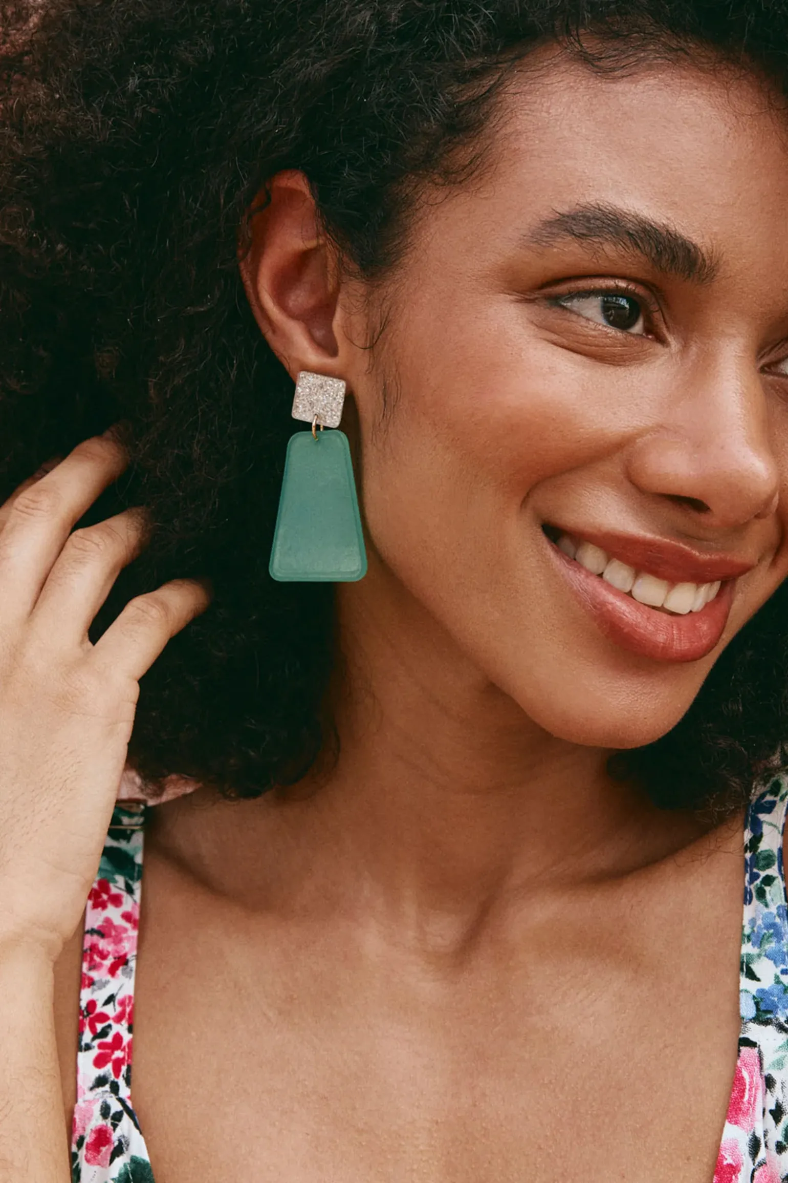 Elysian Sparkle Earring - Emerald