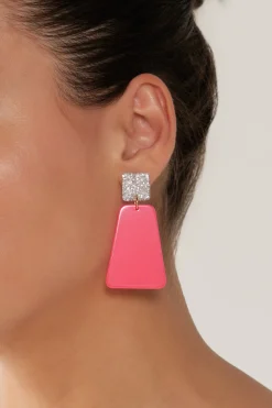 Elysian Sparkle Earring - Neon