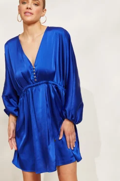 Elysian Top/Dress - Cobalt