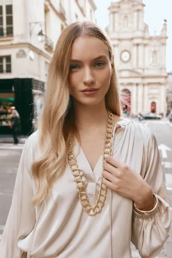 Estel Chain Necklace - Gold