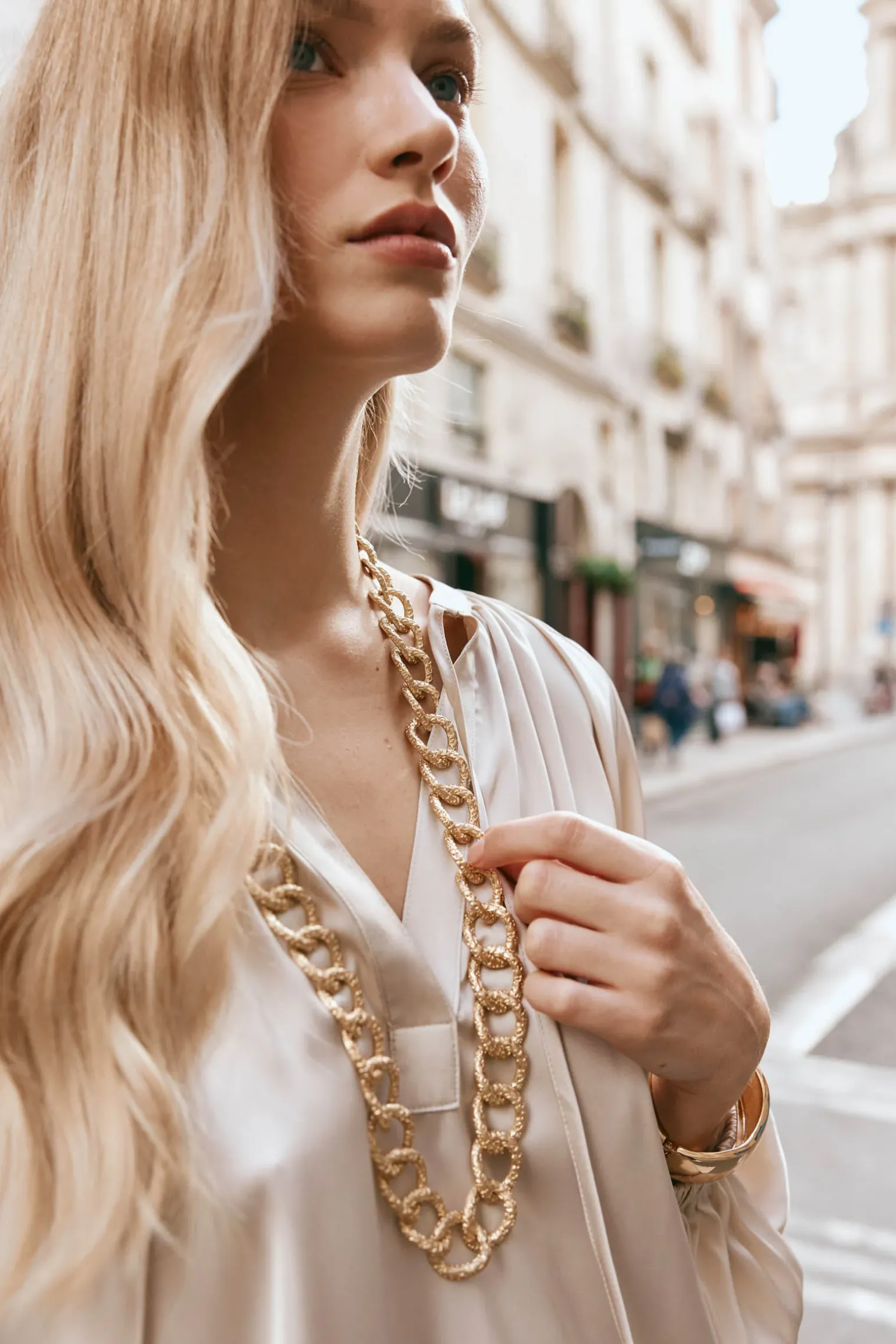 Estel Chain Necklace - Gold