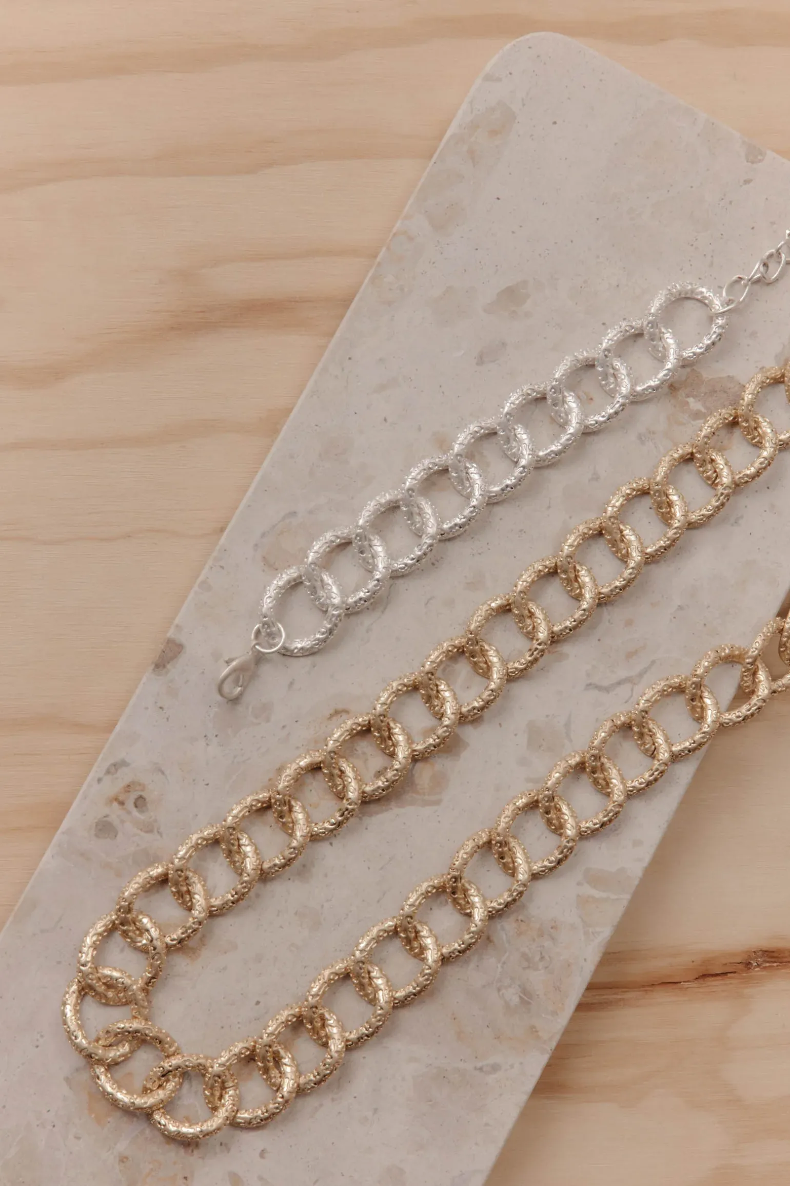 Estel Chain Necklace - Gold