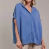 Estel Hood Knit - Denim