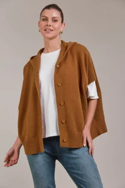Estel Hood Knit - Hazel