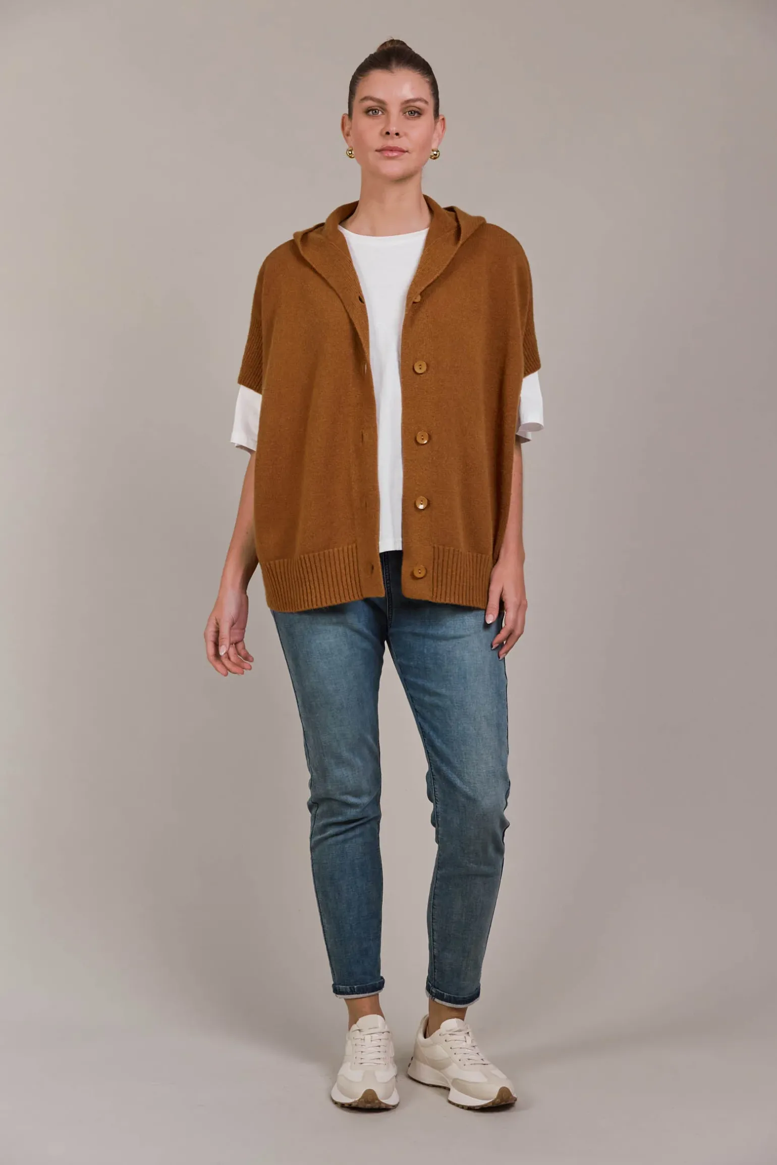 Estel Hood Knit - Hazel