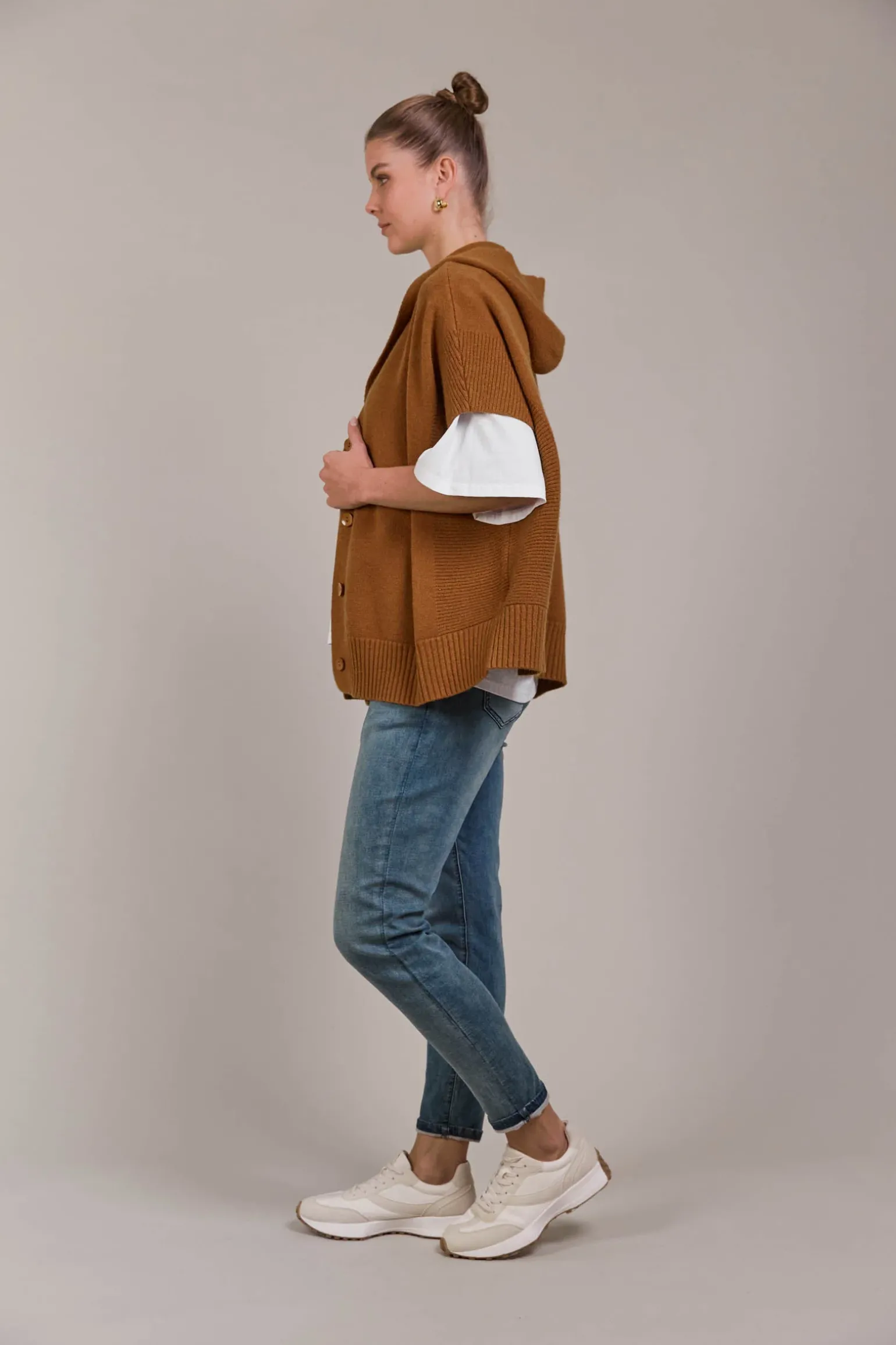 Estel Hood Knit - Hazel