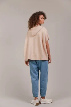 Estel Hood Knit - Oat