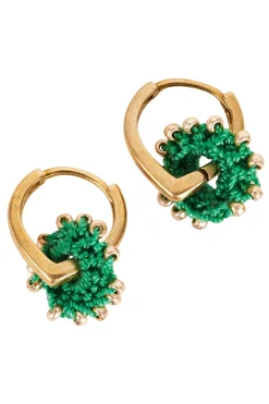 Ethos Earring - Kiwi/Gold