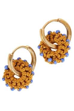 Ethos Earring - Tan/Lilac