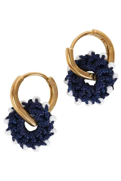 Ethos Earring - White/Navy