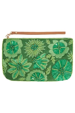 Flourish Clutch - Kiwi