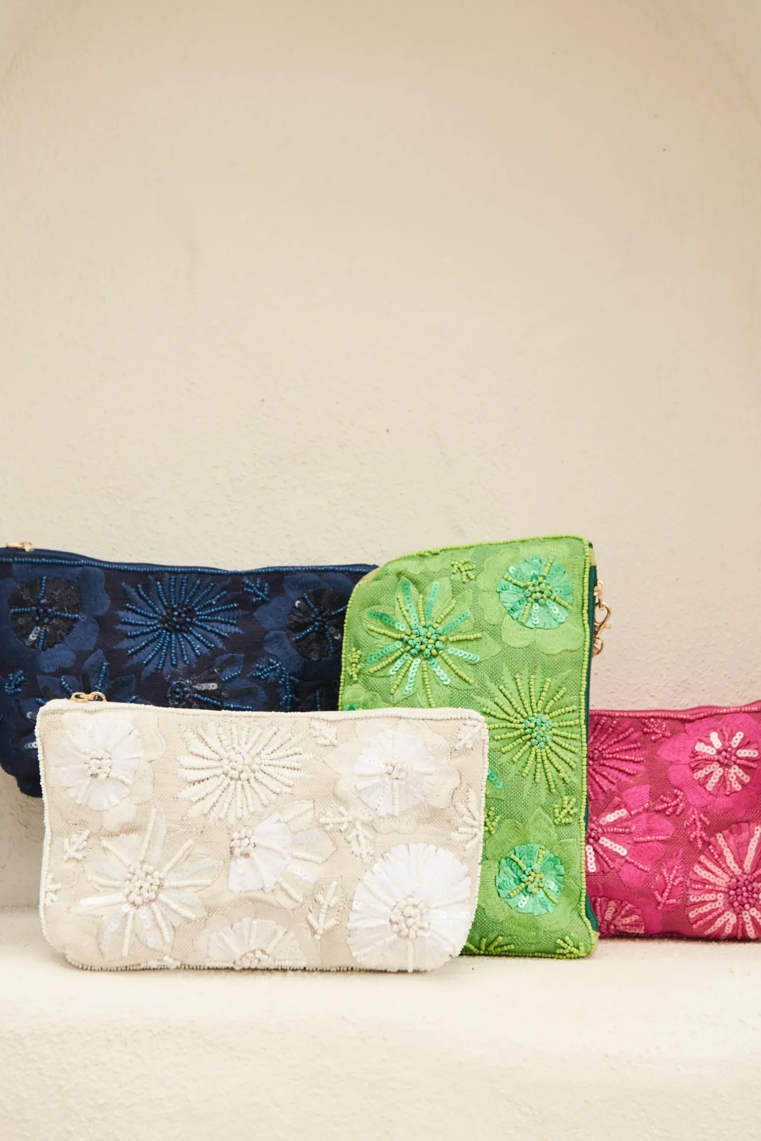 Flourish Clutch - Sapphire
