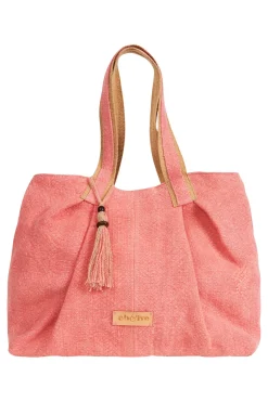 Halcyon Beach Bag - Papaya