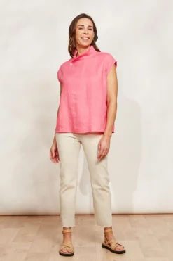 Halcyon Button Top - Musk