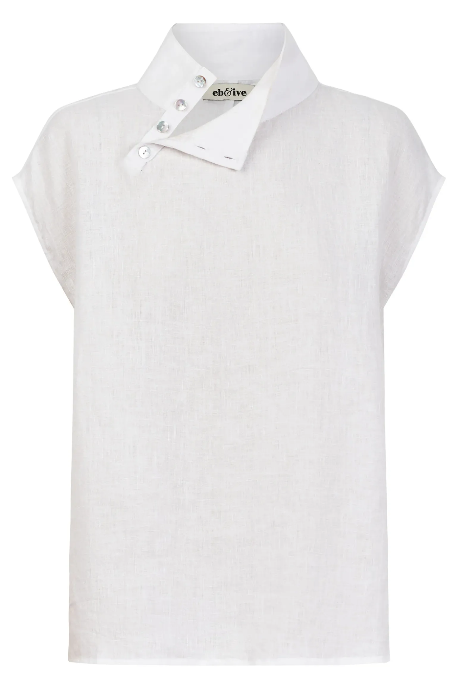 Halcyon Button Top - Opal
