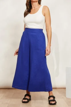 Halcyon Crop Pant - Cobalt