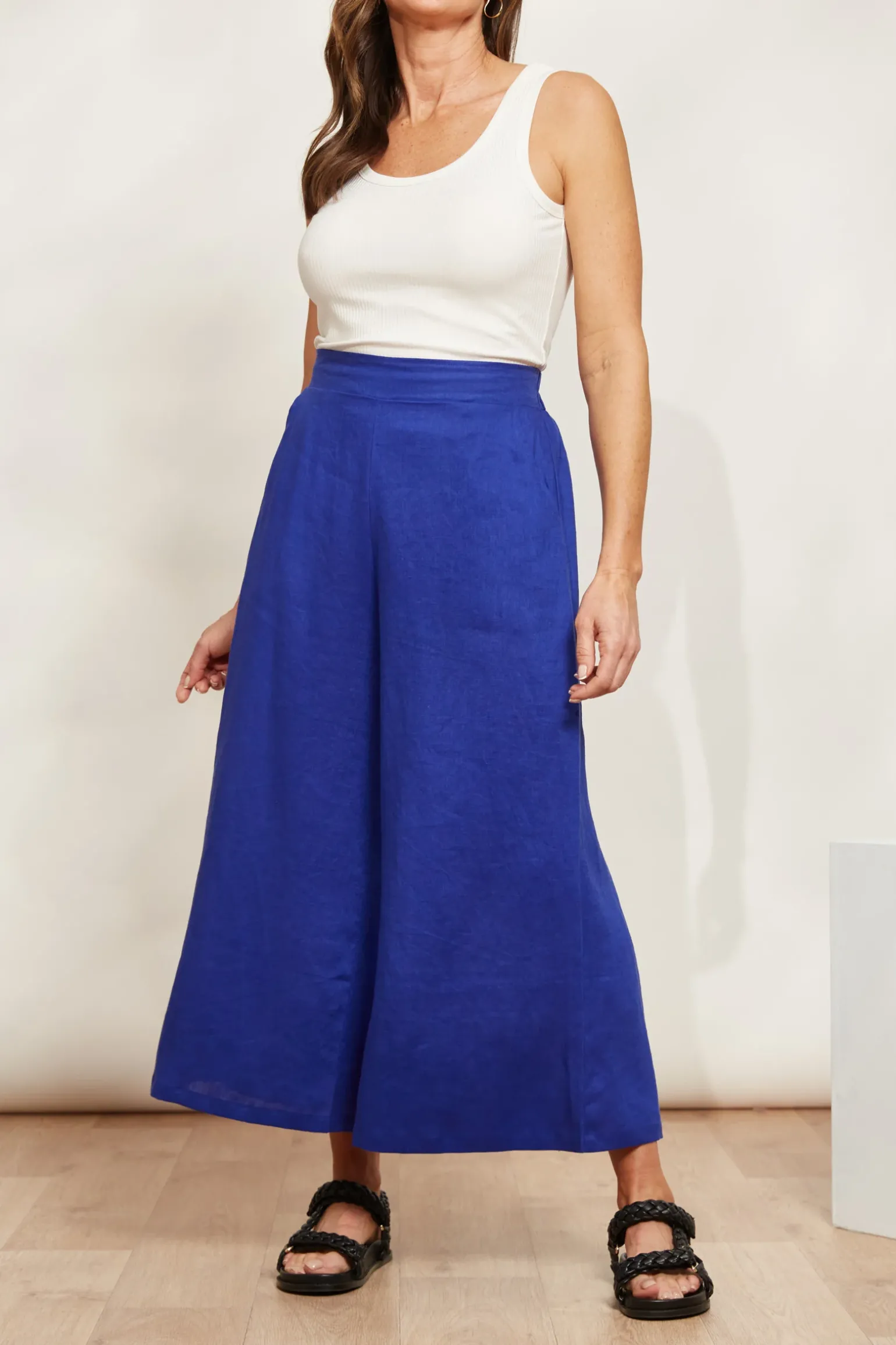 Halcyon Crop Pant - Cobalt