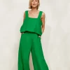 Halcyon Crop Pant - Emerald