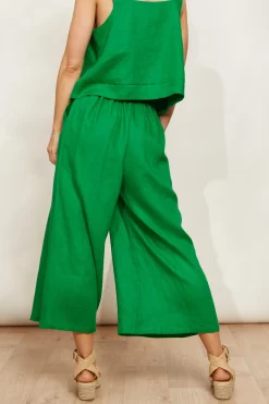 Halcyon Crop Pant - Emerald