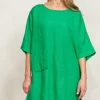 Halcyon Relaxed Top - Emerald