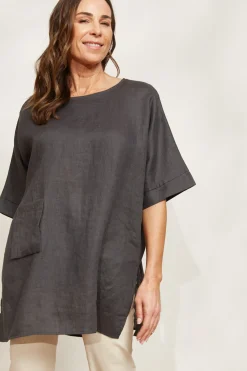 Halcyon Relaxed Top - Oyster