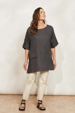 Halcyon Relaxed Top - Oyster