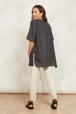 Halcyon Relaxed Top - Oyster