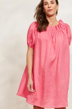 Halcyon Ruched Dress - Musk