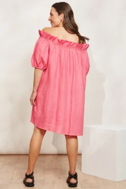 Halcyon Ruched Dress - Musk