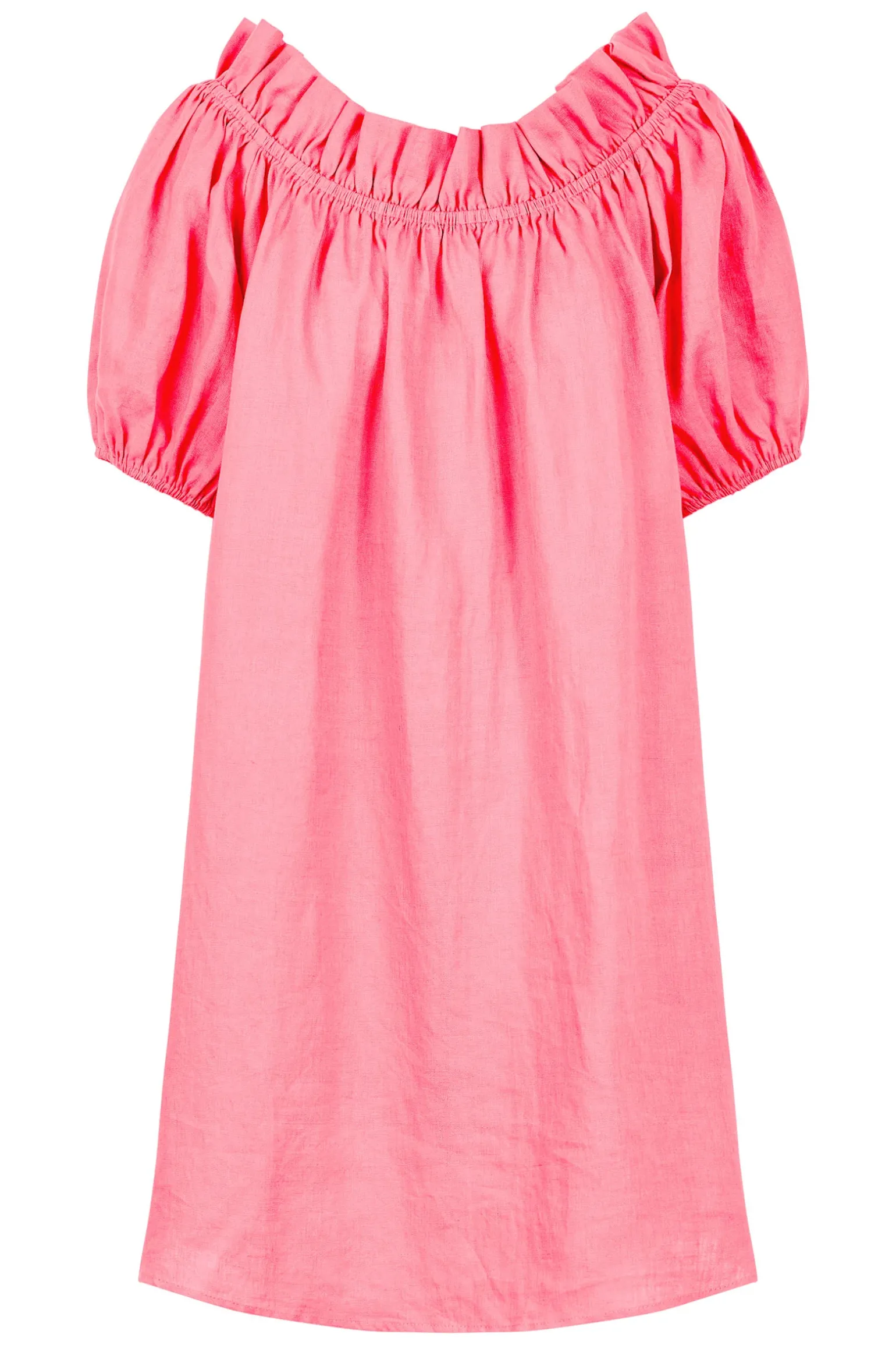 Halcyon Ruched Dress - Musk