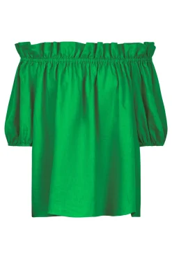 Halcyon Ruched Top - Emerald