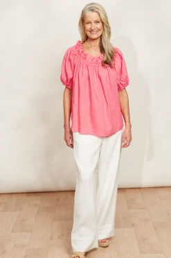 Halcyon Ruched Top - Musk