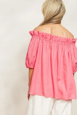 Halcyon Ruched Top - Musk