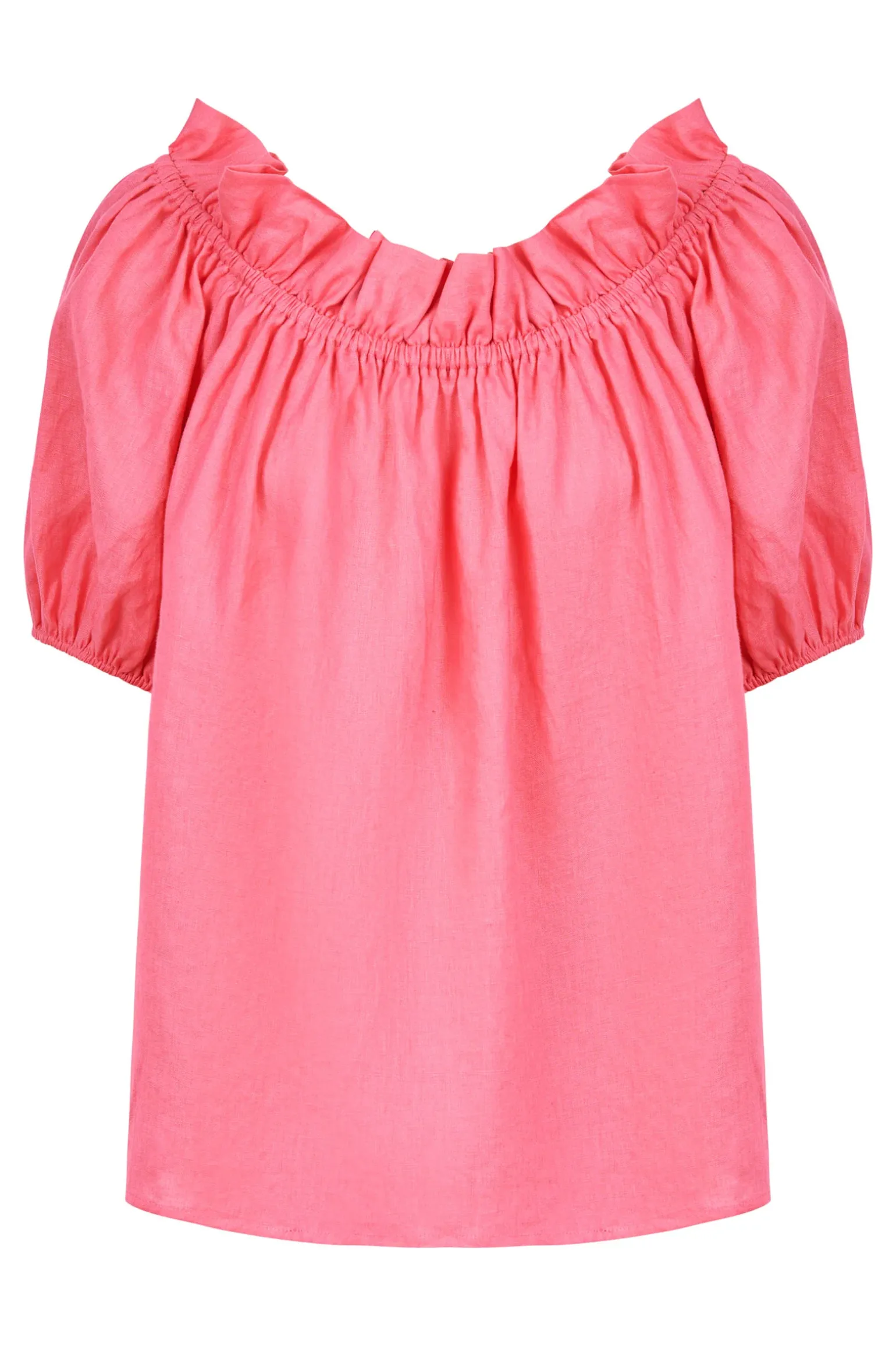 Halcyon Ruched Top - Musk