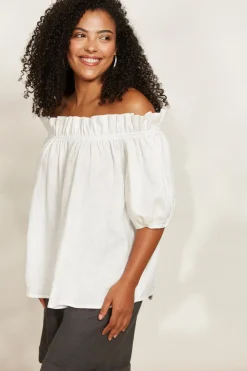 Halcyon Ruched Top - Opal