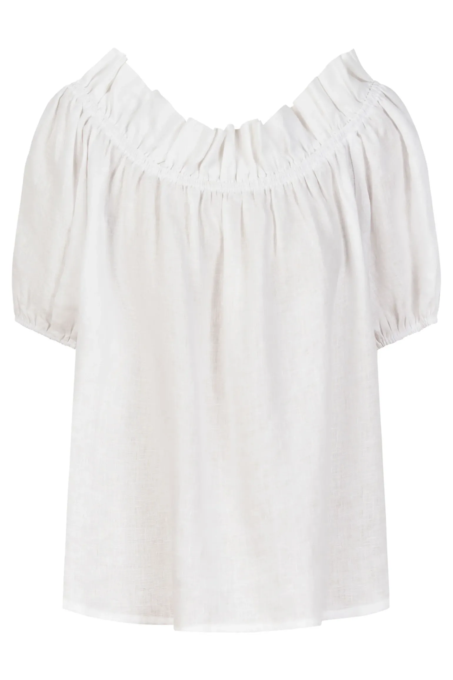 Halcyon Ruched Top - Opal