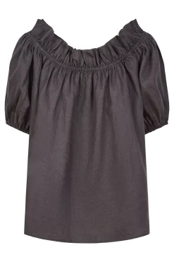 Halcyon Ruched Top - Oyster