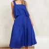 Halcyon Skirt - Cobalt