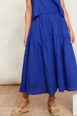 Halcyon Skirt - Cobalt