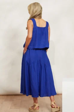 Halcyon Skirt - Cobalt