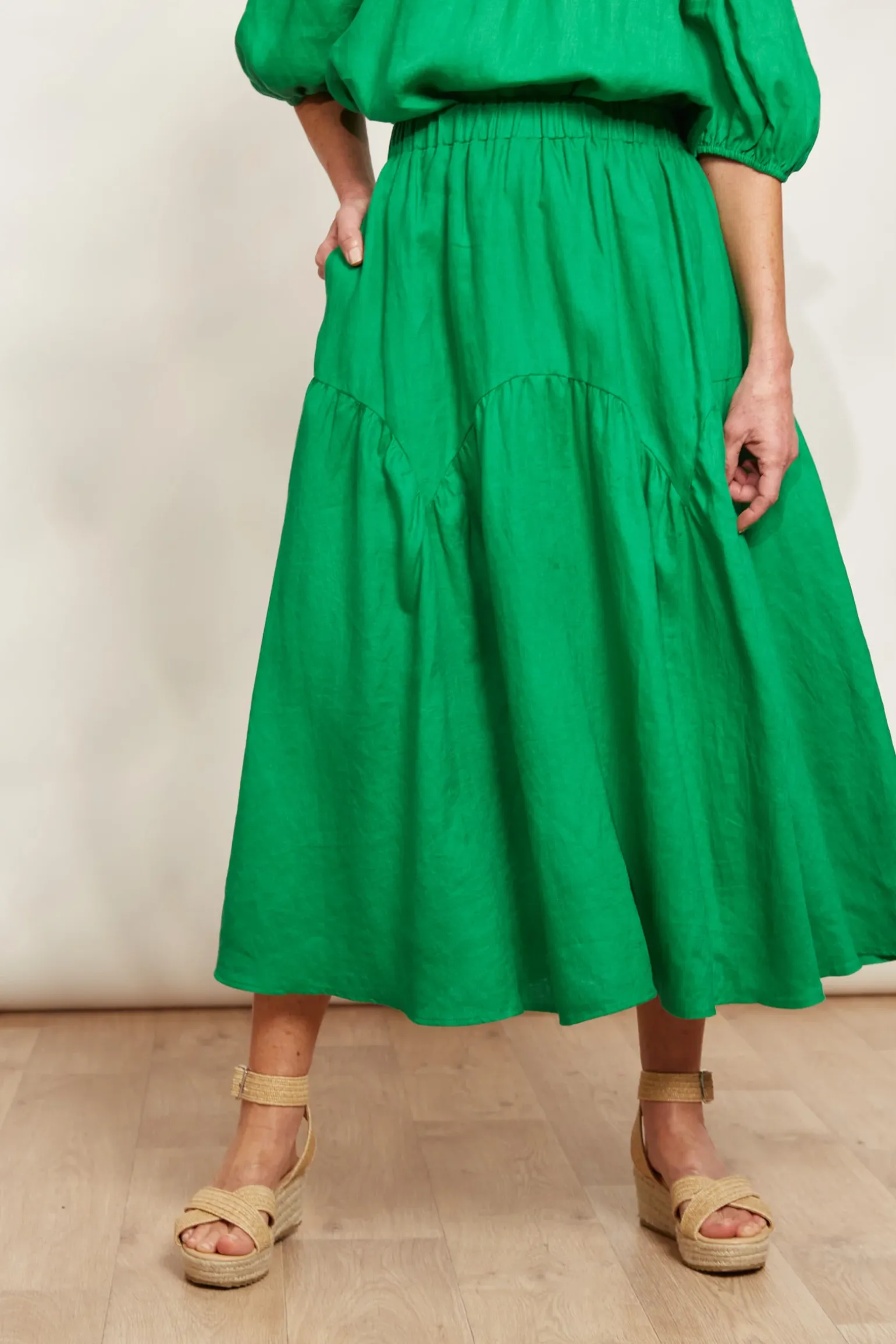 Halcyon Skirt - Emerald
