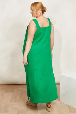 Halcyon Tank Dress - Emerald