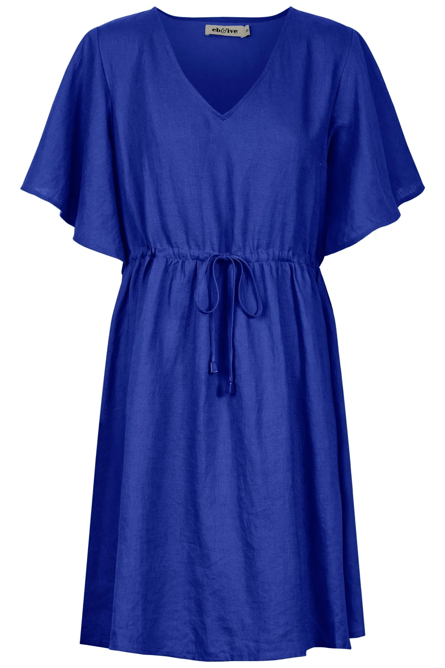 Halcyon Tie Dress - Cobalt