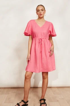 Halcyon Tie Dress - Musk