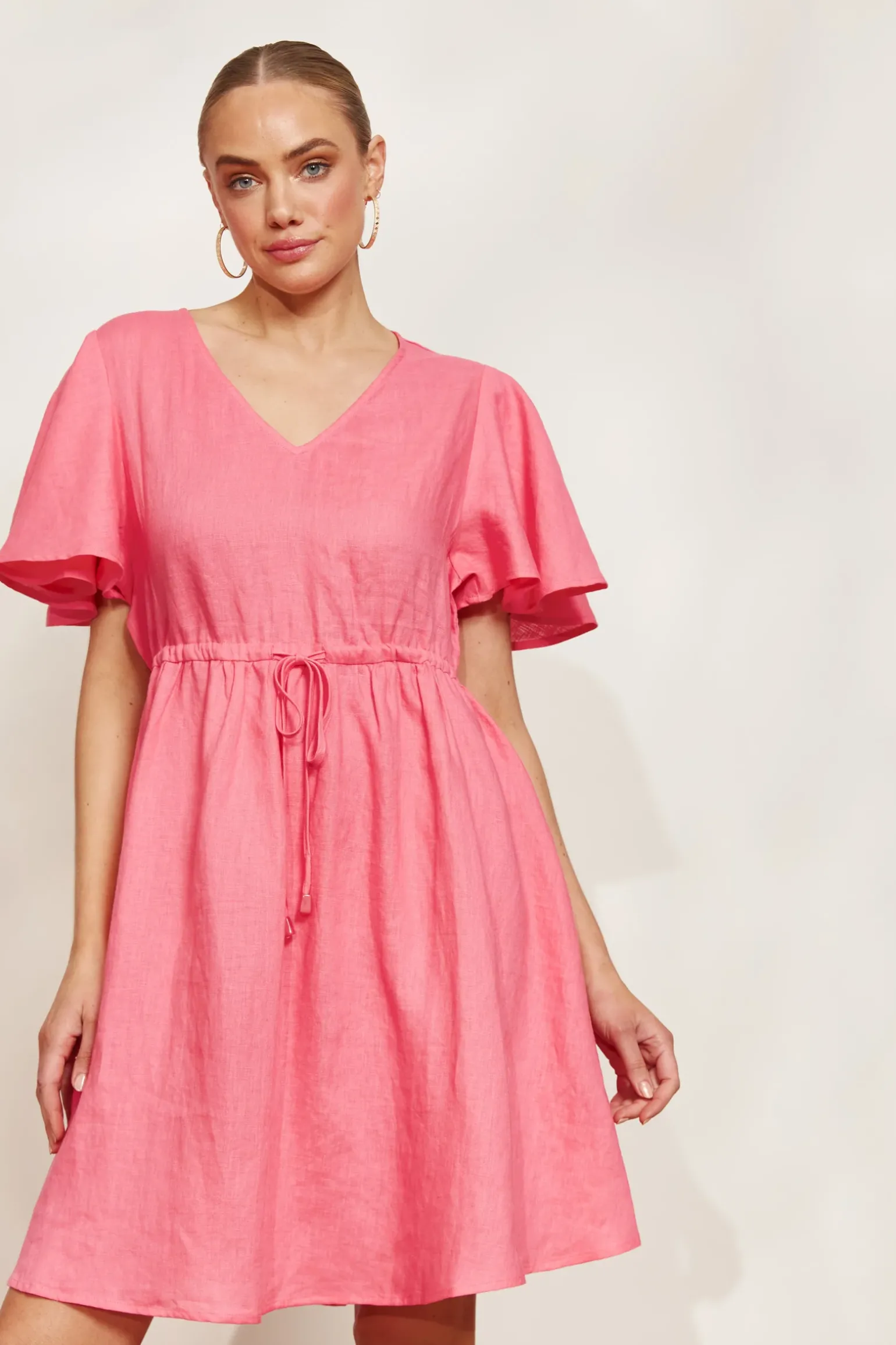 Halcyon Tie Dress - Musk