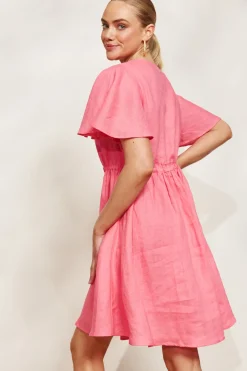 Halcyon Tie Dress - Musk