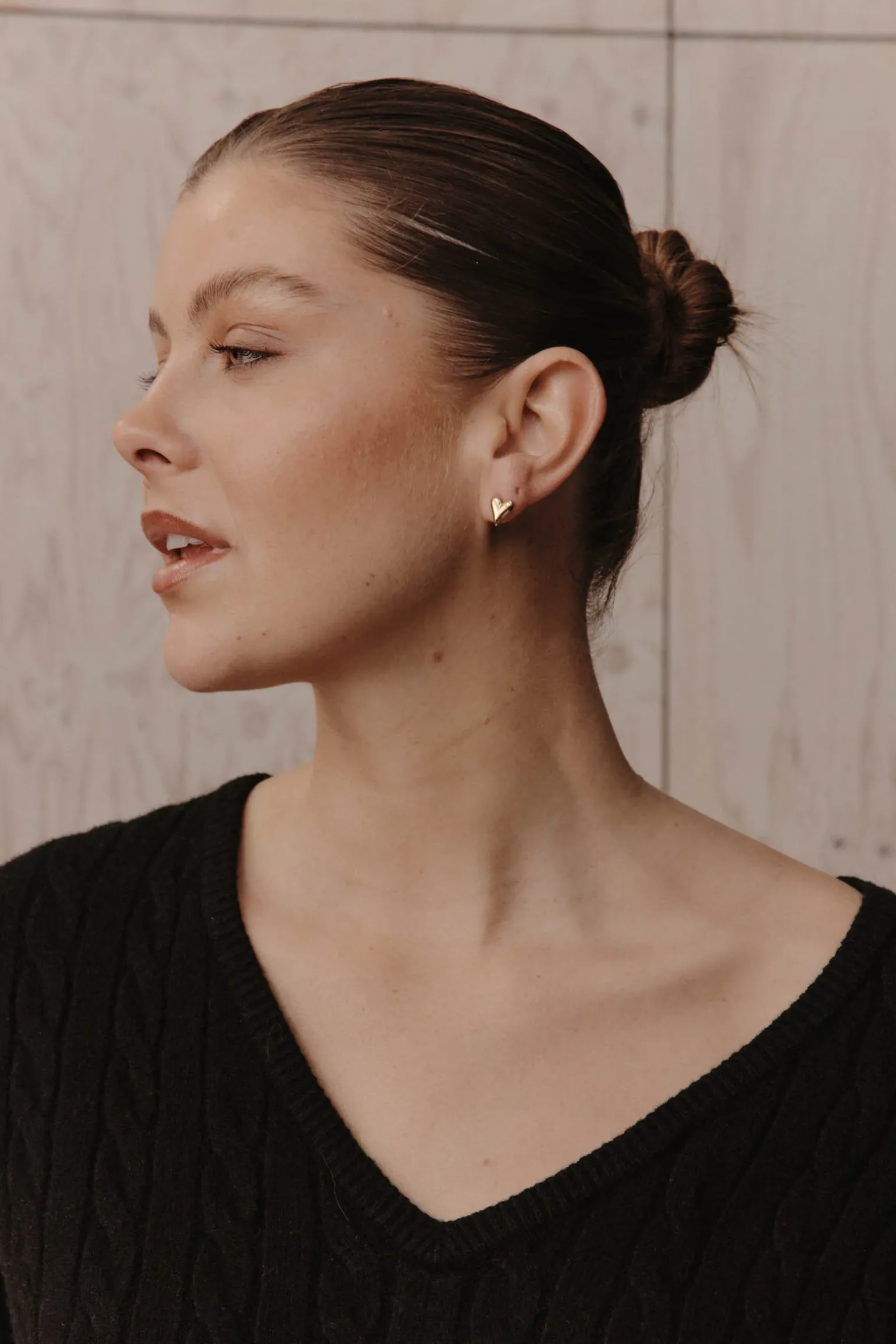 Heritage Earring - Gold Heart