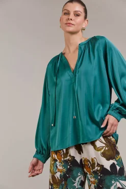 Ivy Blouse - Teal