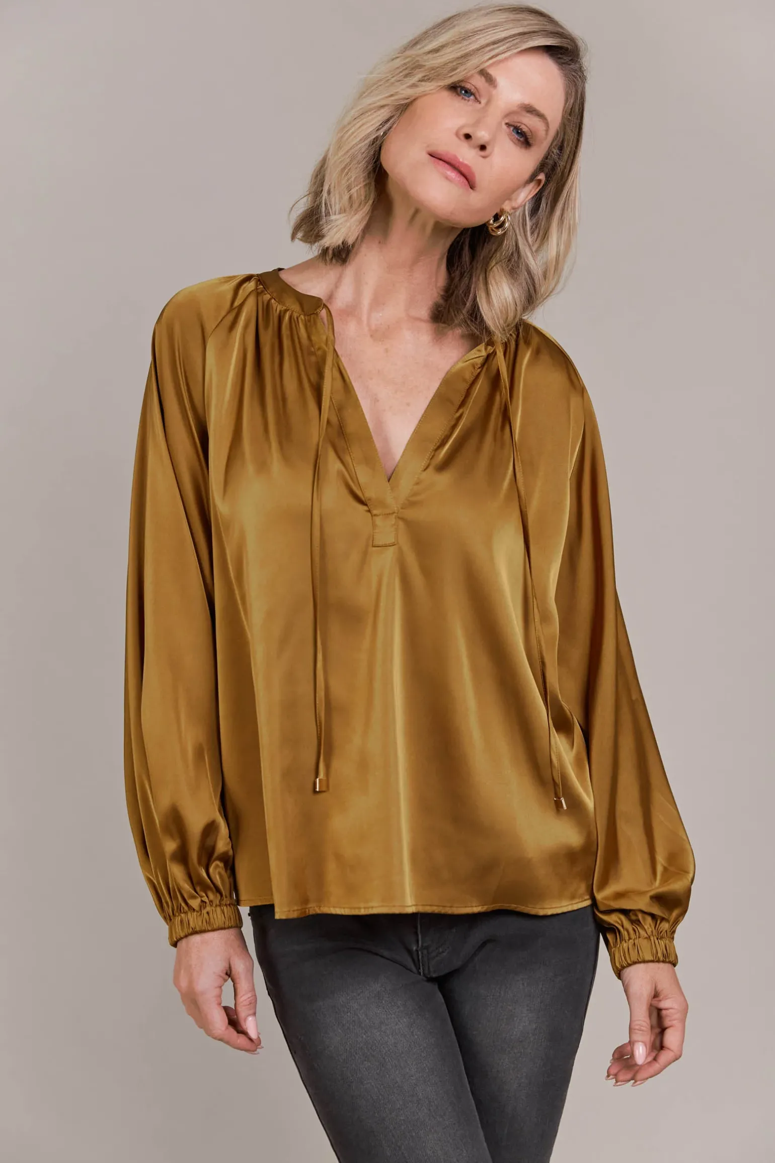Ivy Blouse - Tobacco