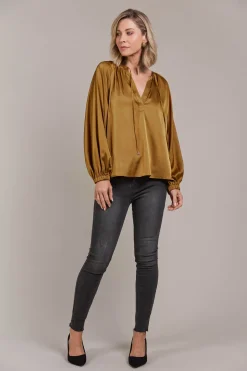Ivy Blouse - Tobacco